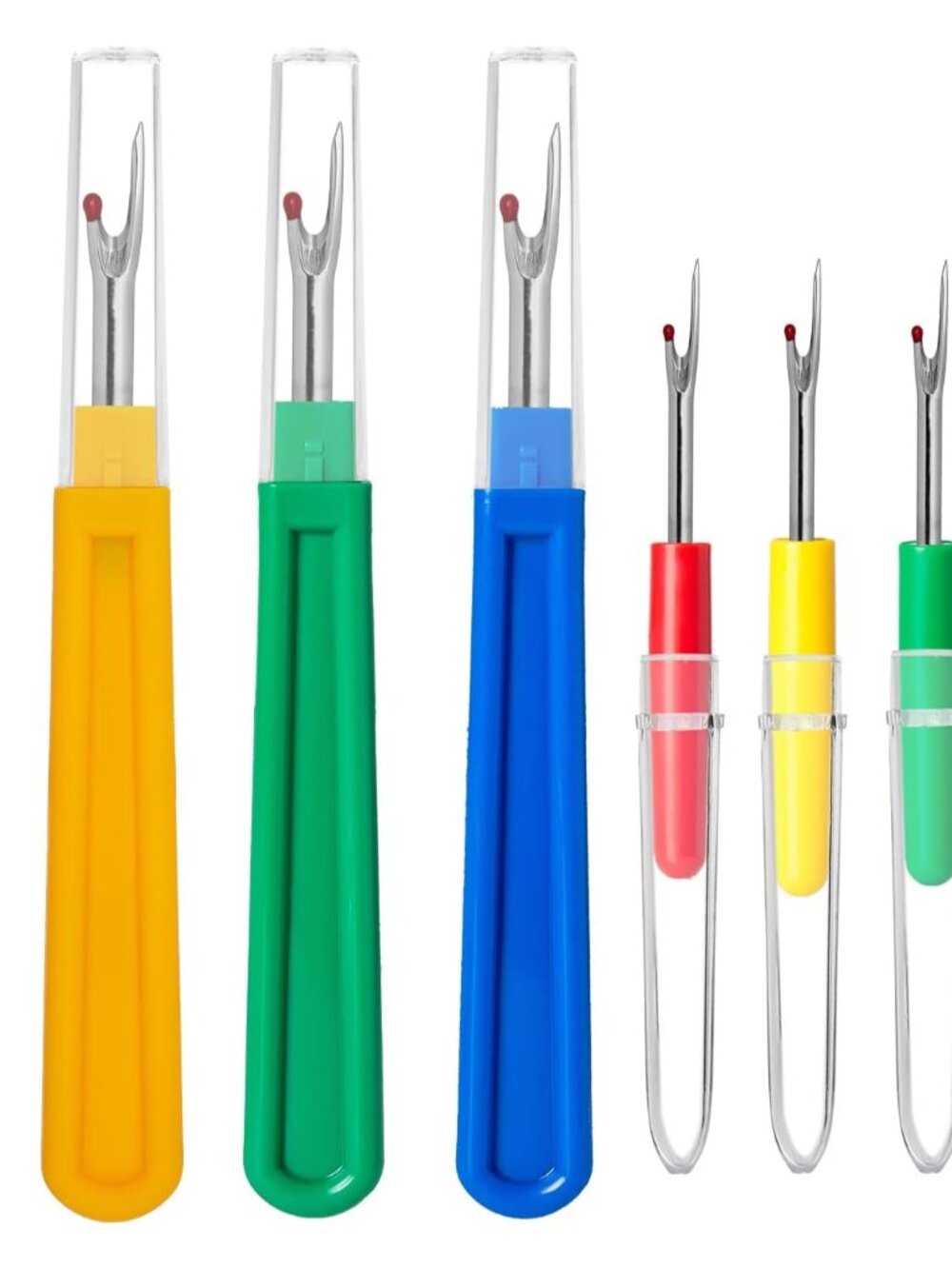8Pcs Sewing Seam Rippers, 4 Big and 4 Small Stitch Remover Tools